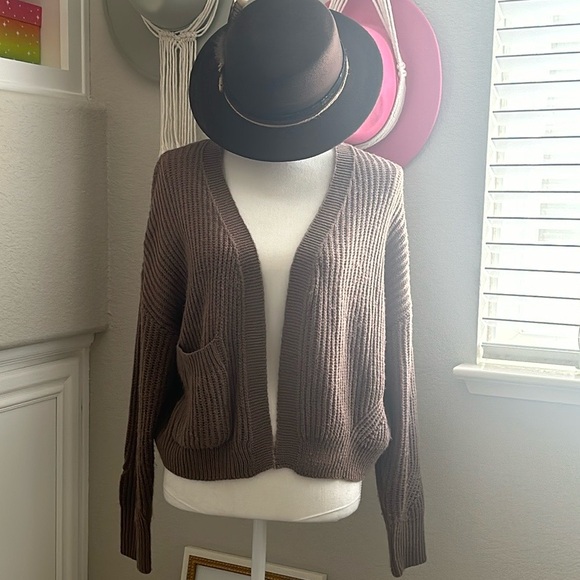 Brown Knitted Cardigan - Picture 2 of 10